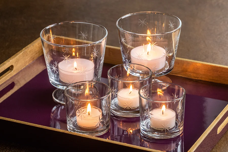 Wohnwelten Windlichter mit Sternen